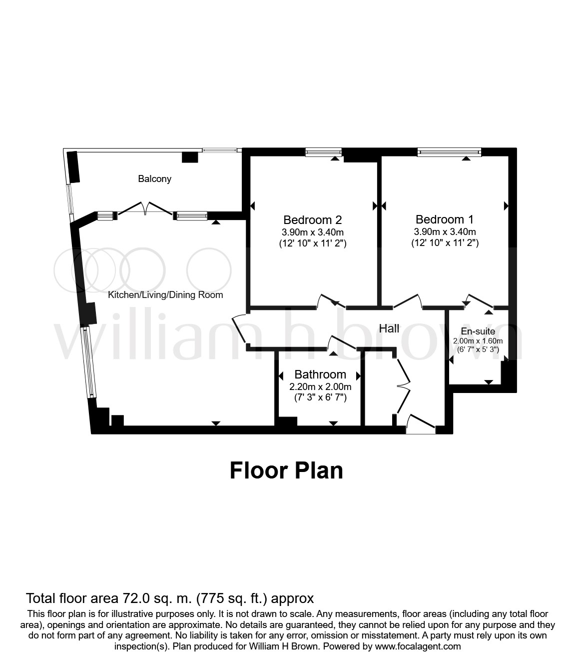 2 Bedrooms Flat for sale in Bridgewater Gardens, Hoddesdon EN11