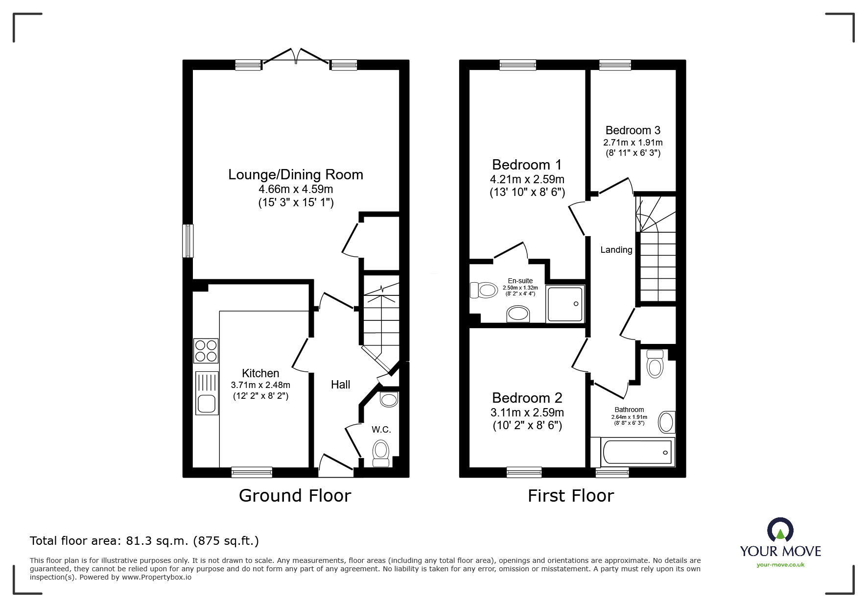 178, Edinburgh Road, Warwickshire floorplan