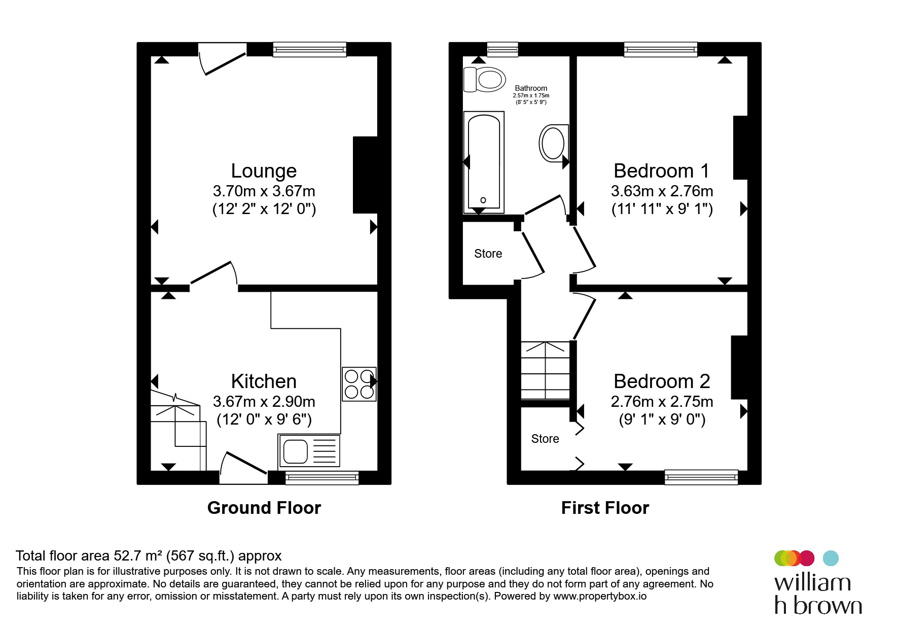 Upper Clara Street, Rotherham floorplan