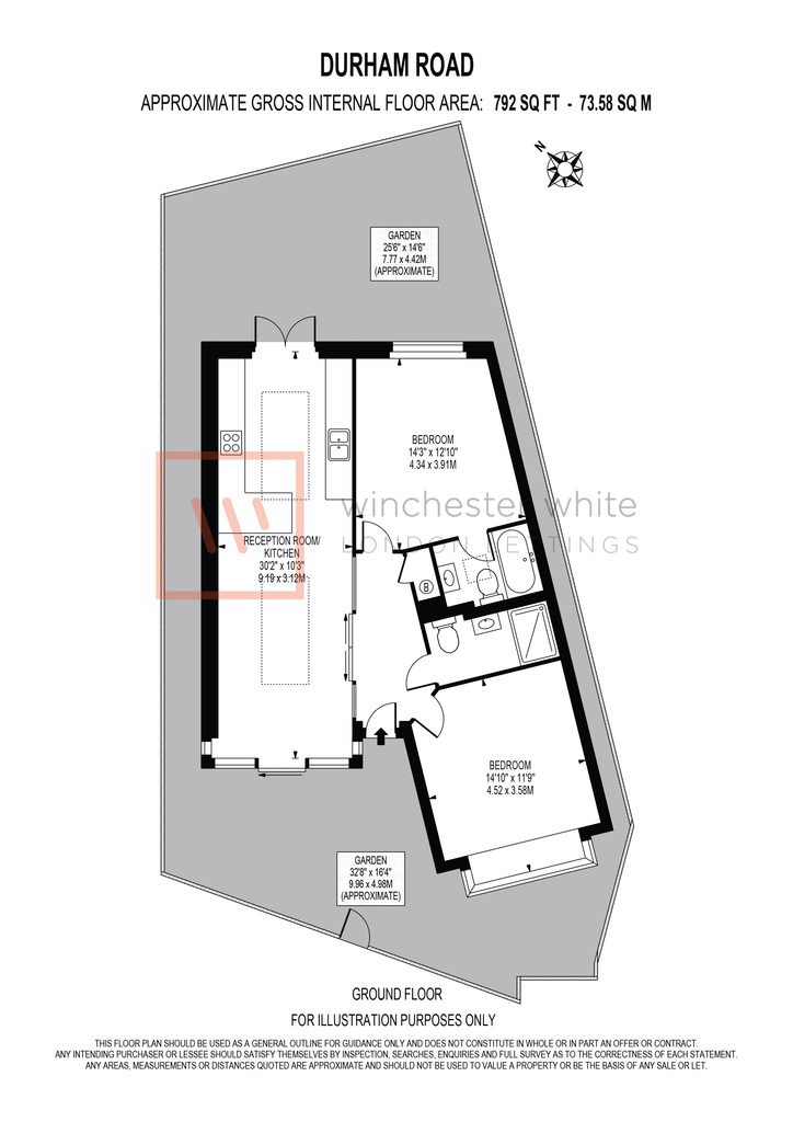 166, Durham Road, London floorplan