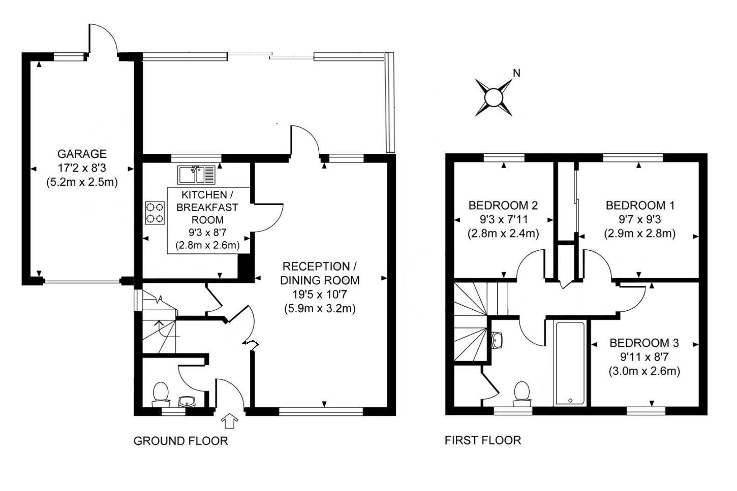 3 Bed Detached House For Sale In Merrivale Gardens, Horsell, Woking 