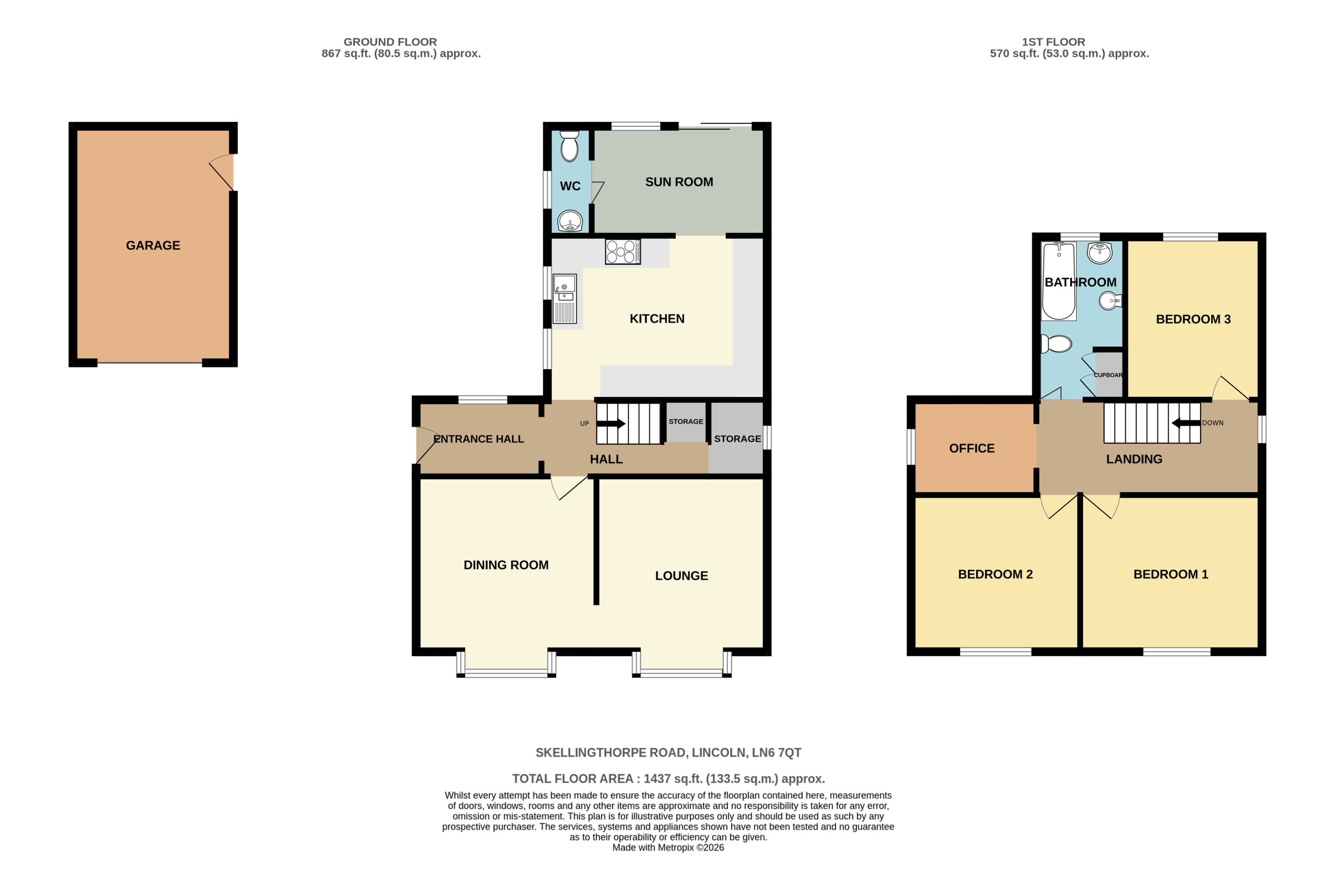 41, Skellingthorpe Road, Lincoln floorplan
