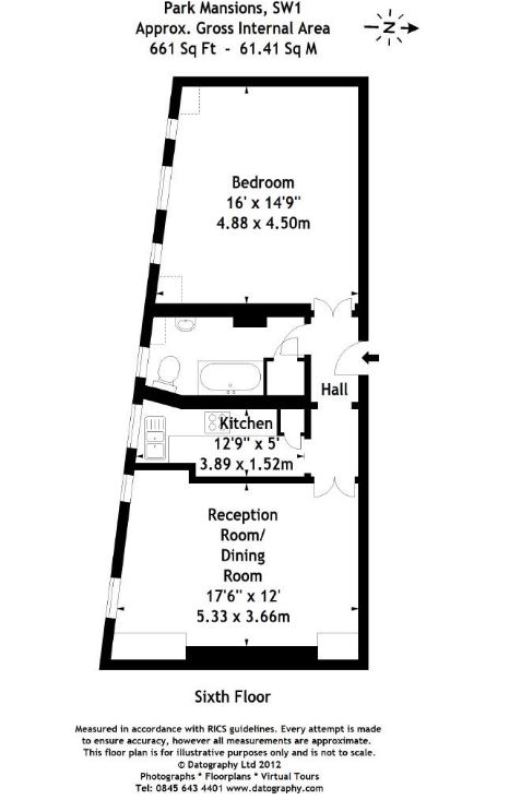 1 Bedrooms Flat to rent in Knightsbridge, Knightsbridge, London, Uk SW1X