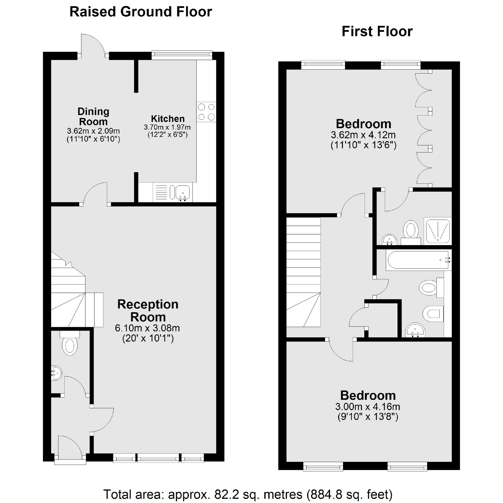1A, Heathcote Street, London floorplan