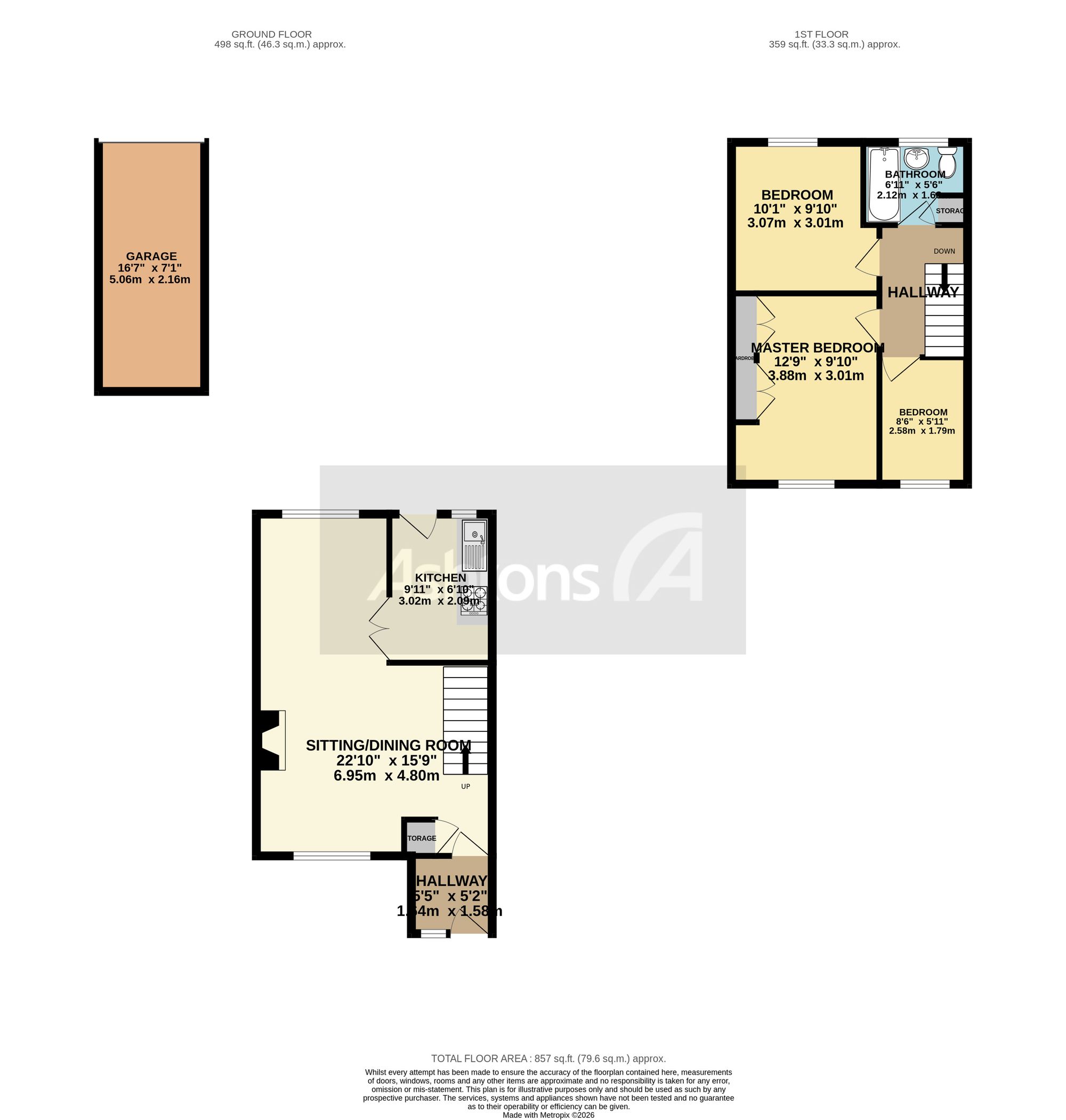 26 School Road, Warrington floorplan