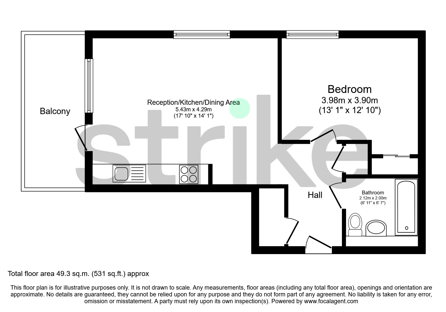 Acton Lane, London NW10, 1 bedroom flat for sale 65084856 PrimeLocation