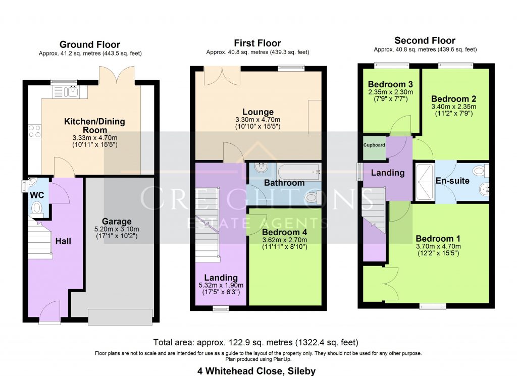 4, Whitehead Close, Loughborough floorplan