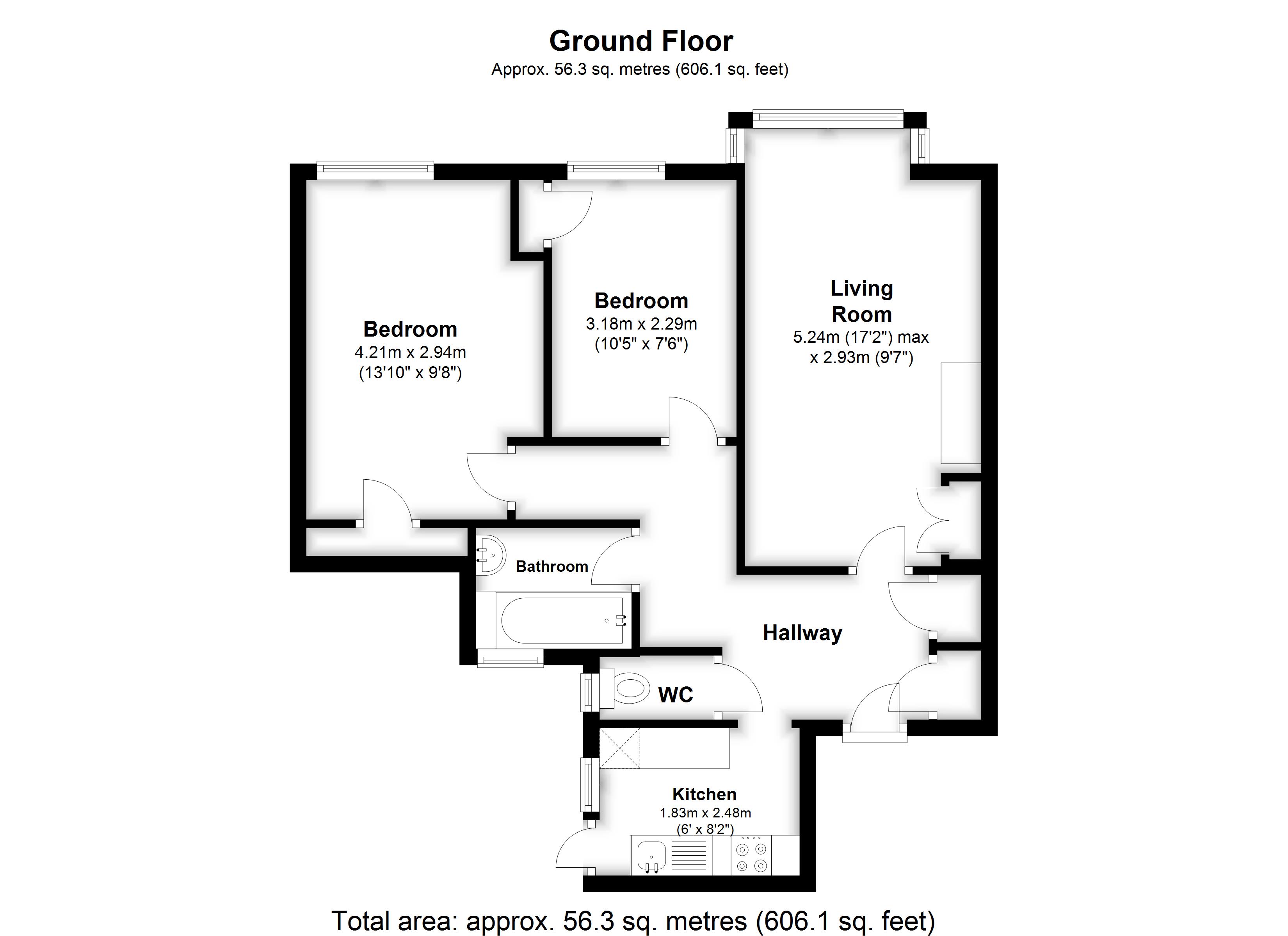 2 Bedrooms Flat for sale in St. Peters Road, Croydon CR0