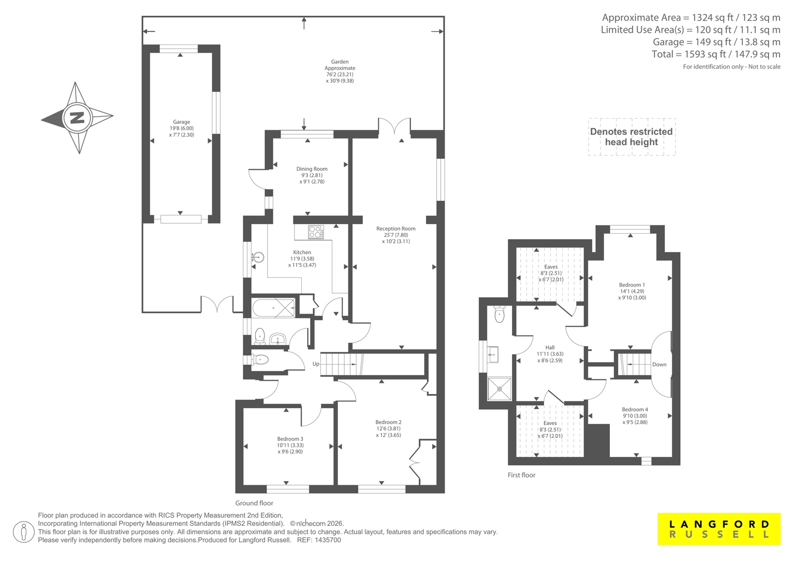 147, Court Road, Orpington floorplan
