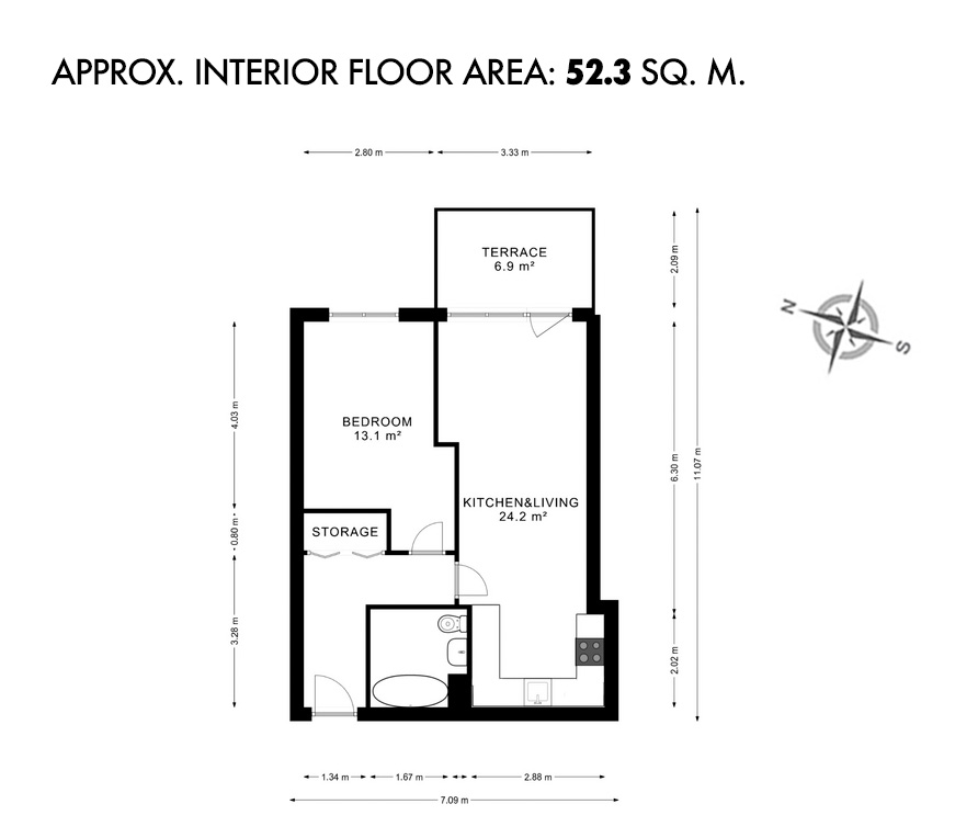 Flat 203, 8, Staith Court, London floorplan