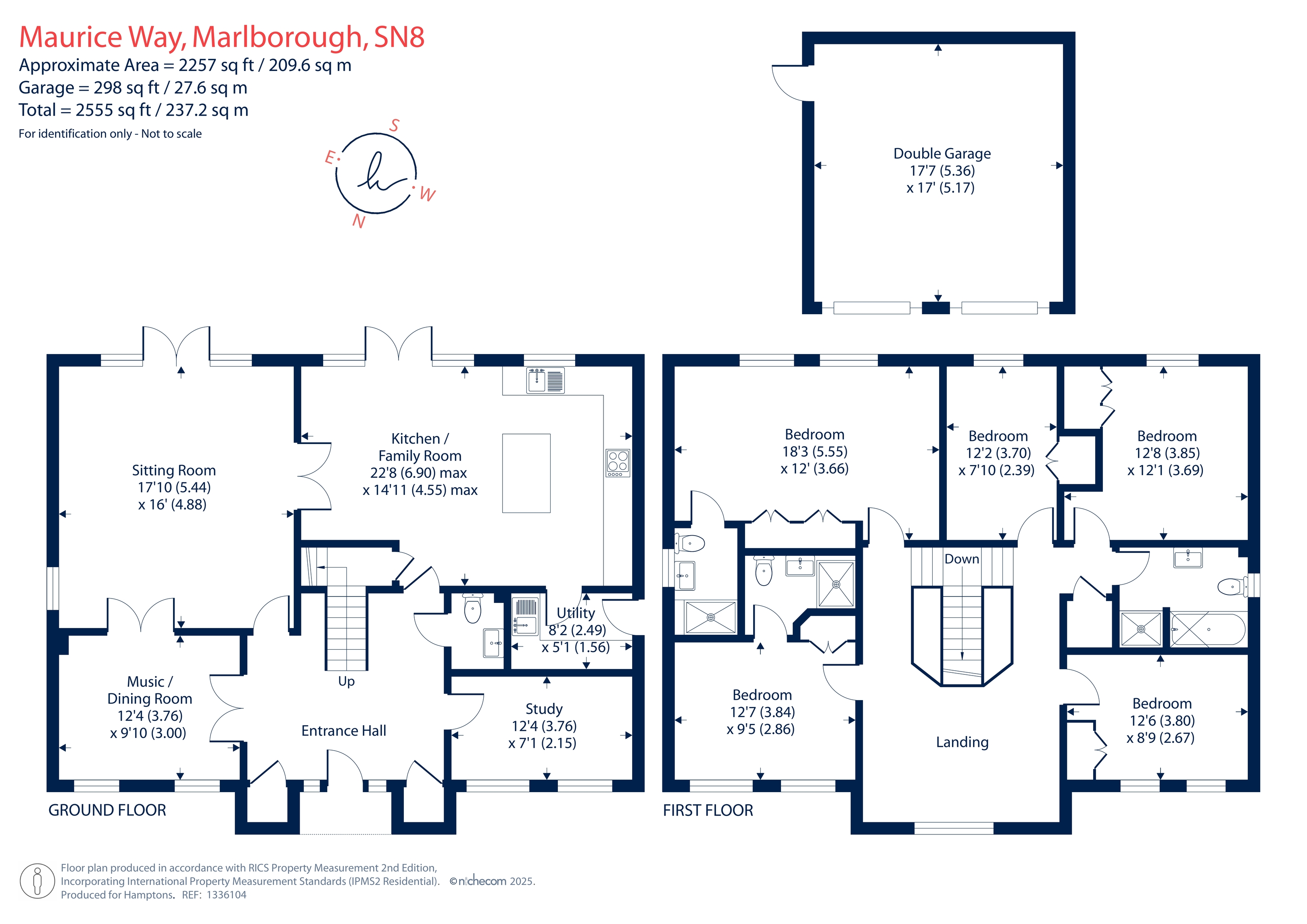 17, Maurice Way, Marlborough floorplan