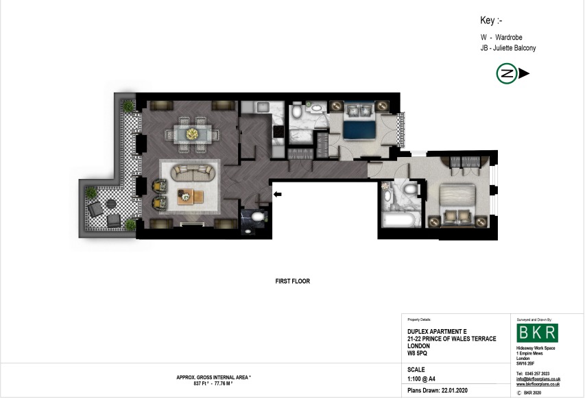 Prince of Wales Terrace, Greater London floorplan
