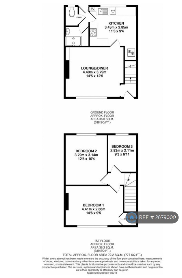 Lovell Road, Richmond floorplan