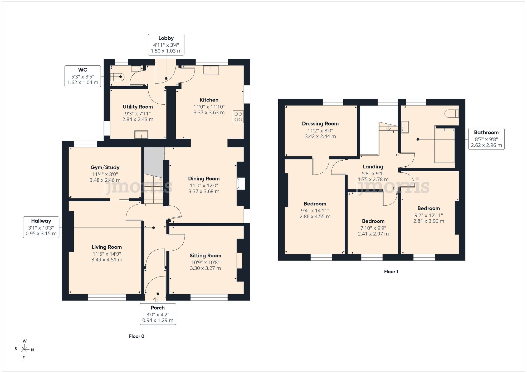 Bronllys, Clynderwen floorplan