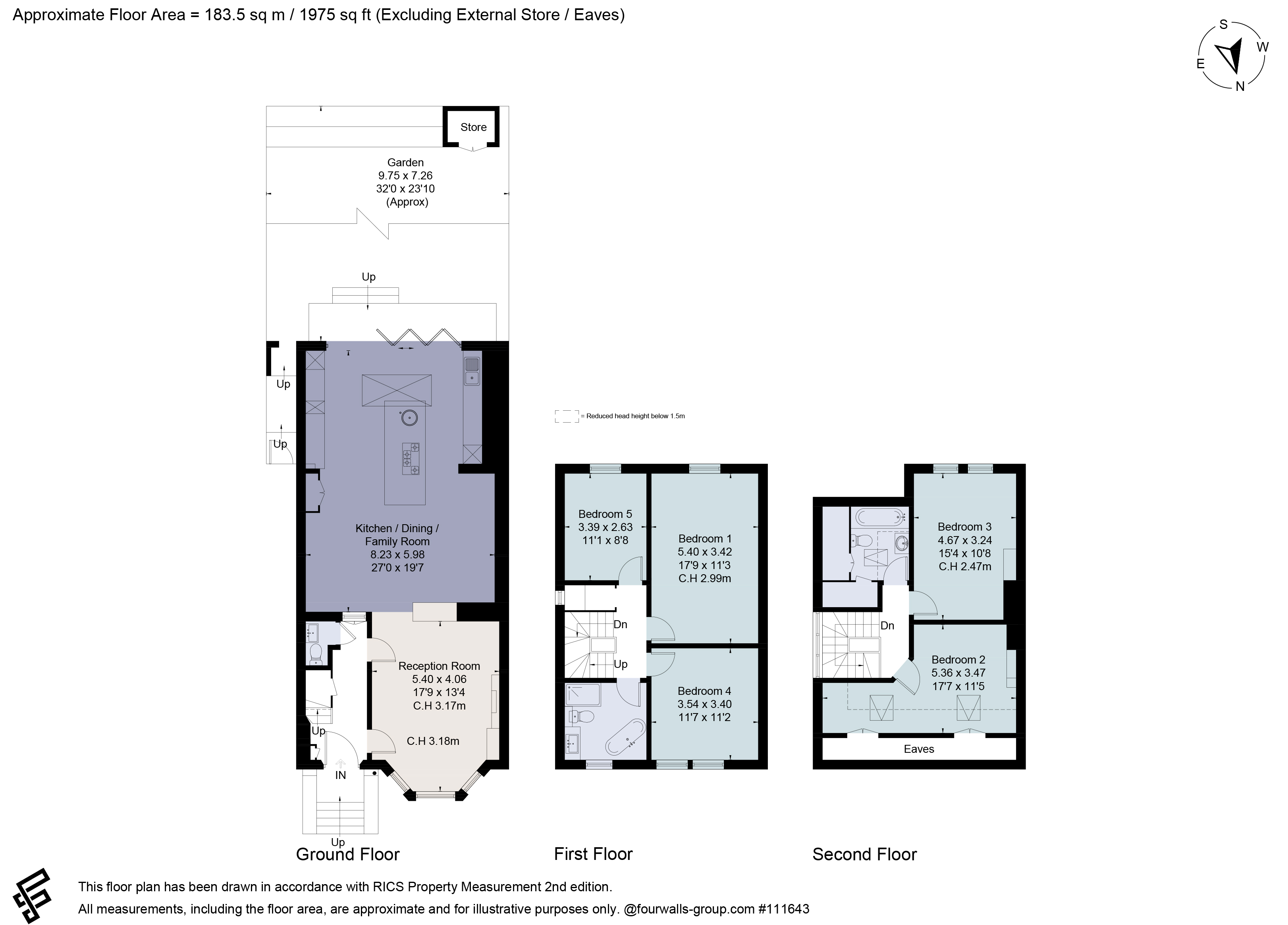 8, Disraeli Road, London floorplan