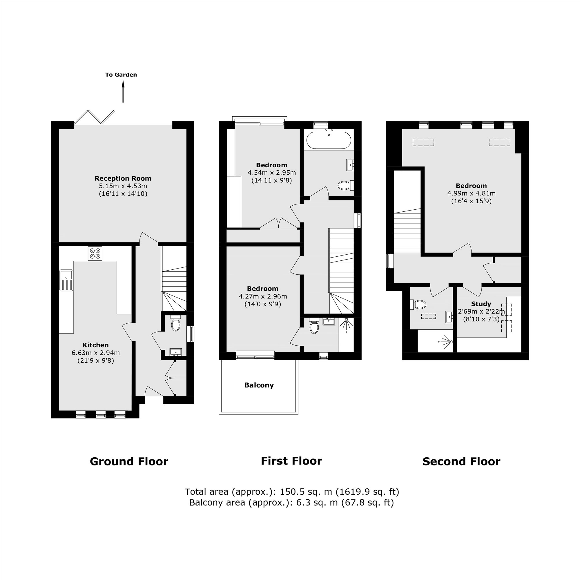 42, Elstree Road, Bushey floorplan