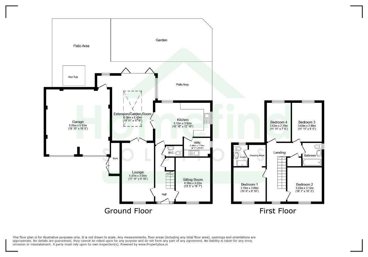 2 Mossop Close, Deeping St James floorplan