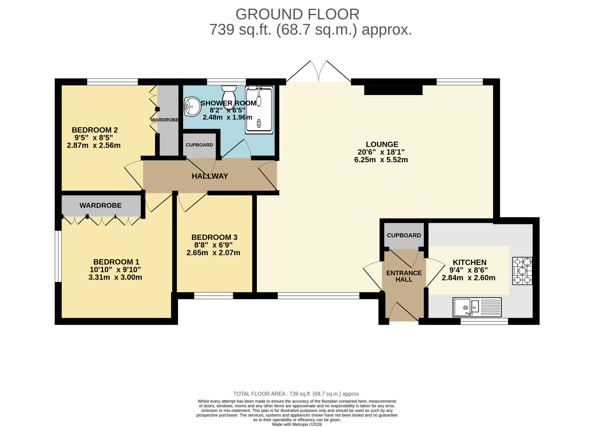 17, Steeton Court, Barnsley floorplan