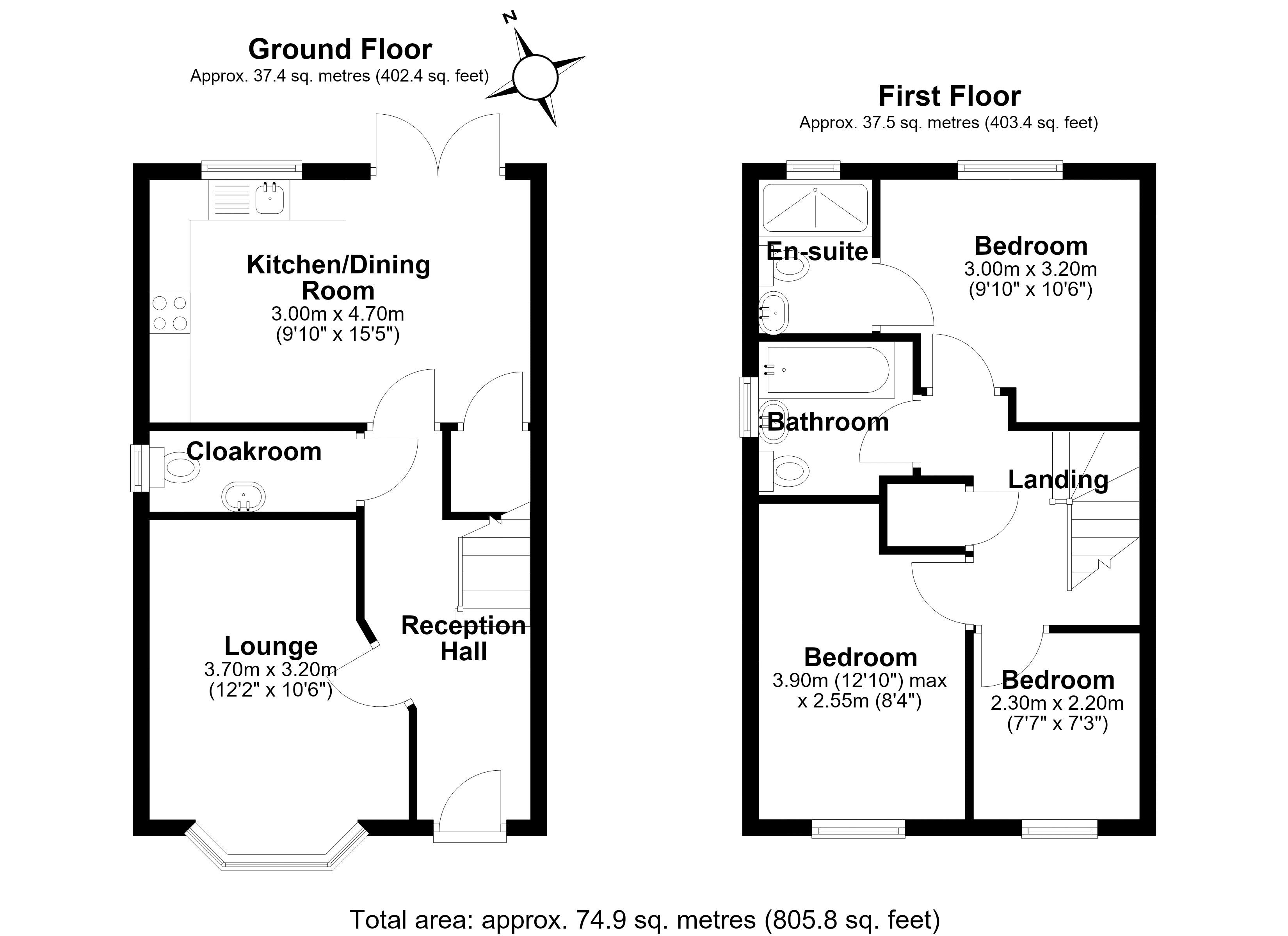 4, Alver Court, Telford floorplan