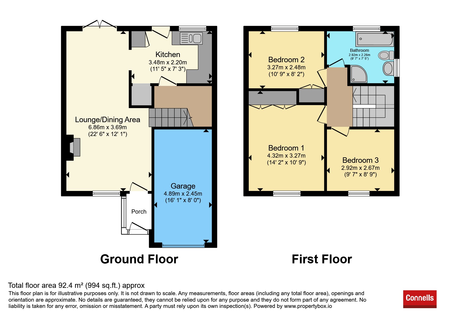 55, Glebe Road, Stratford-Upon-Avon floorplan