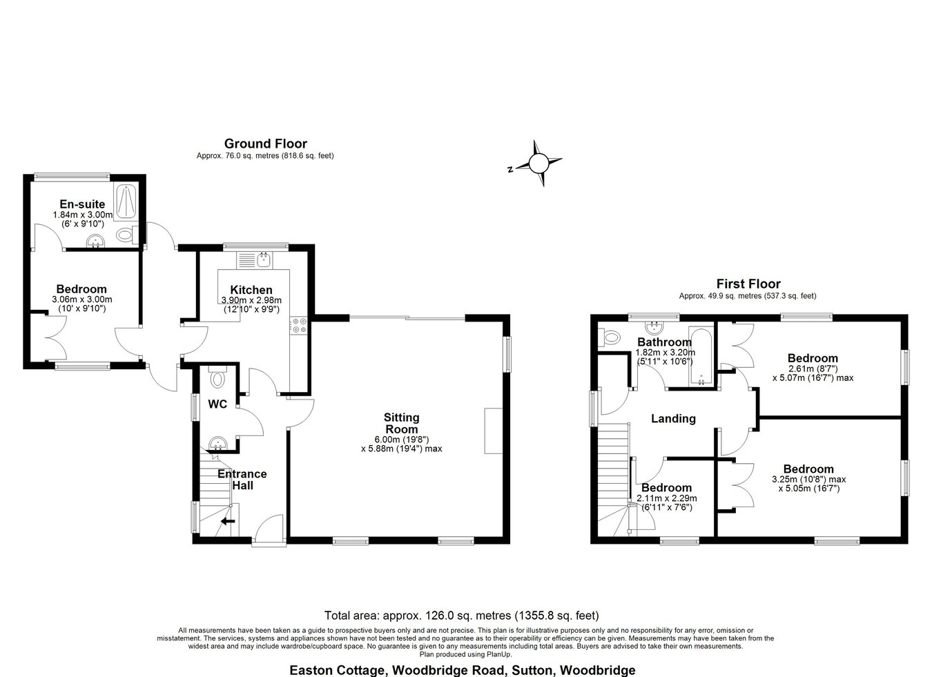 Easton Cottage, Woodbridge Road, Woodbridge floorplan