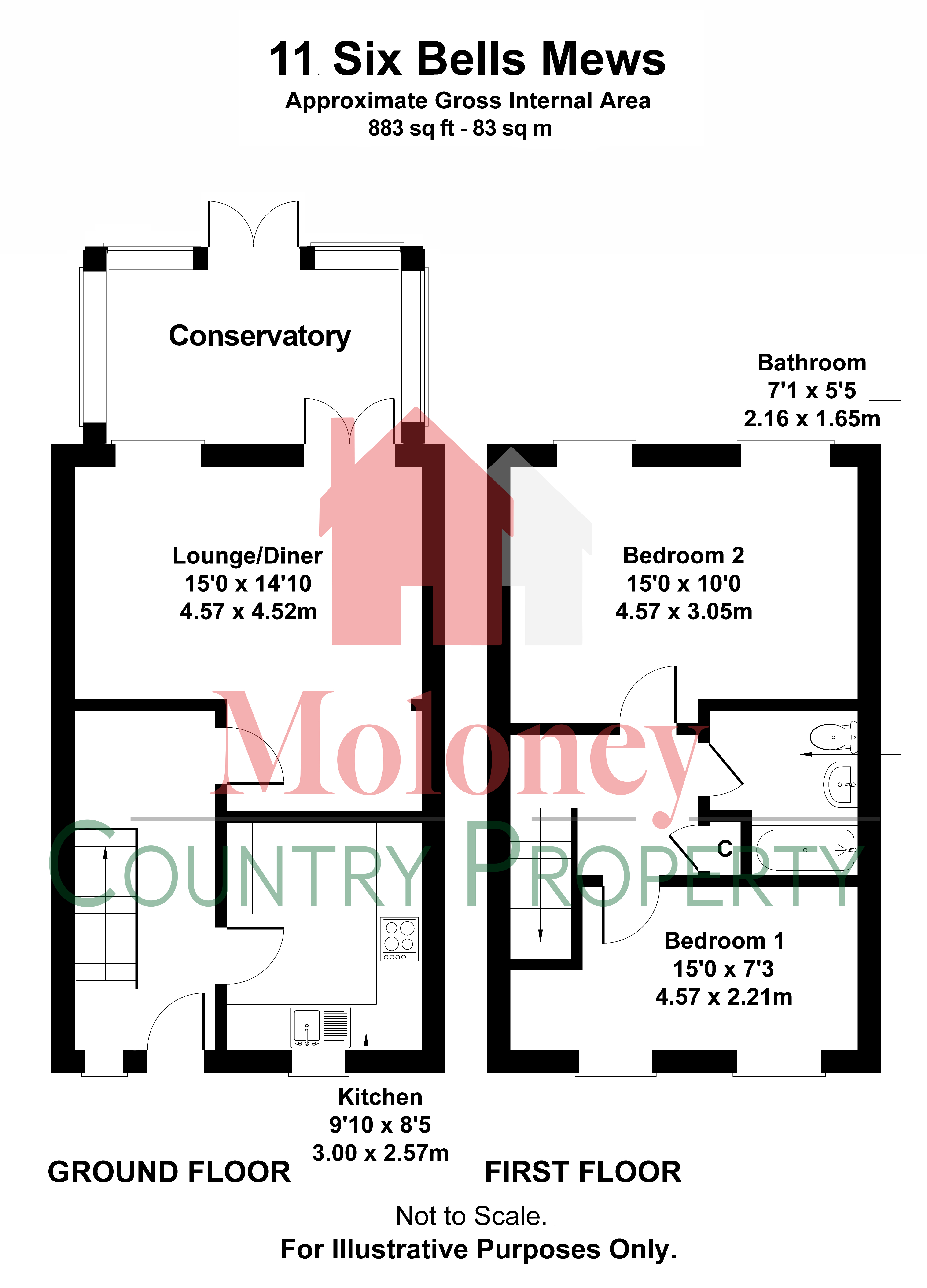 11, Six Bells Mews, Rye floorplan