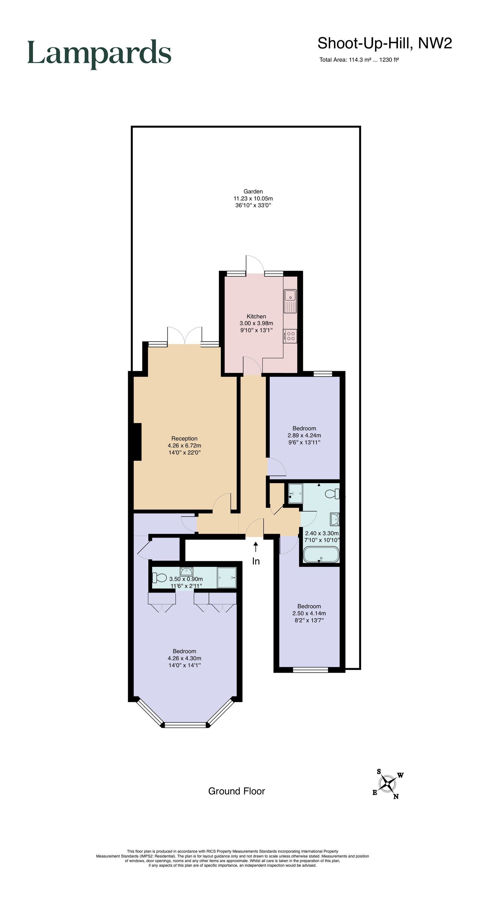 39a, Shoot Up Hill, London floorplan