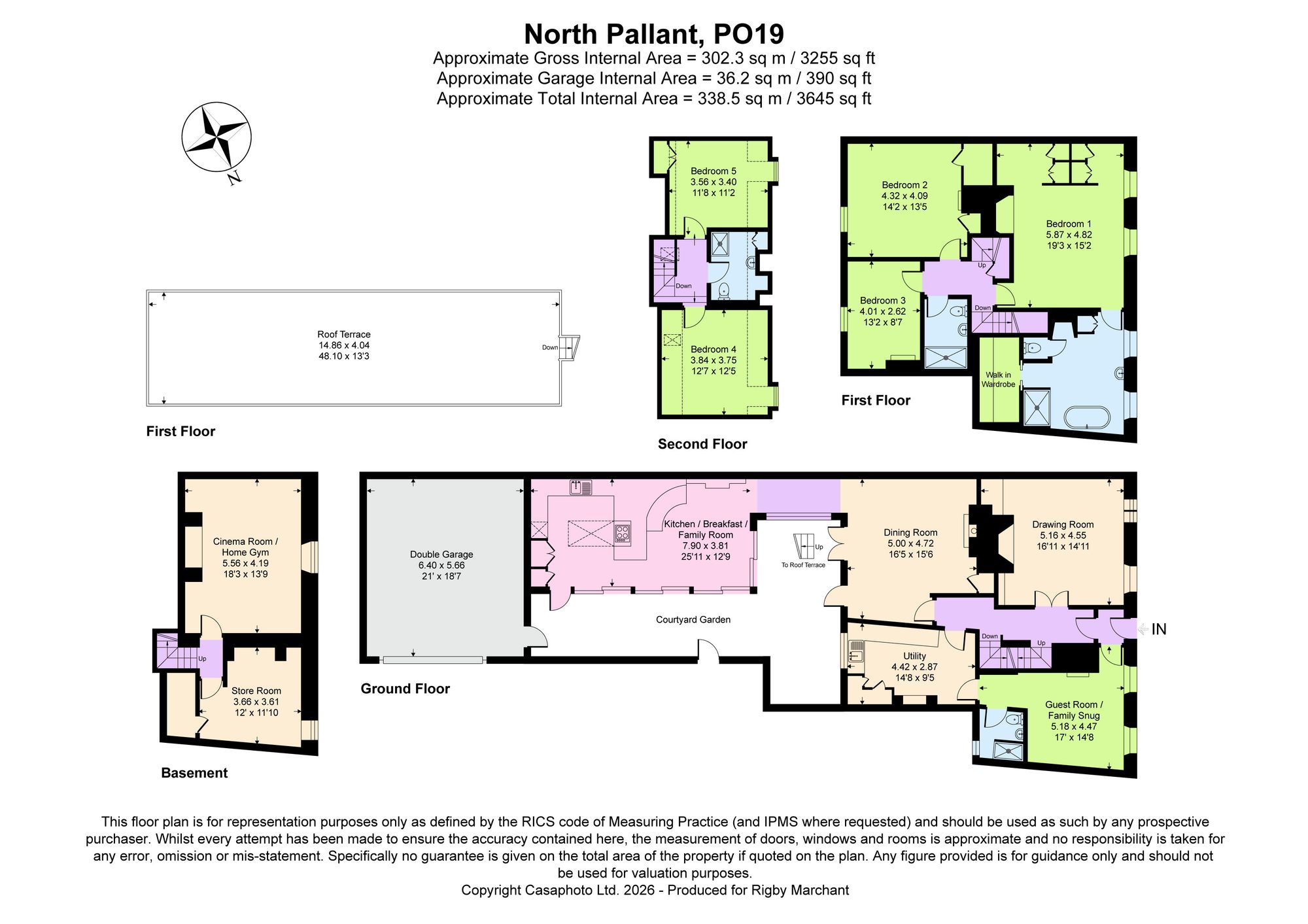 2-3 North Pallant, Chichester floorplan