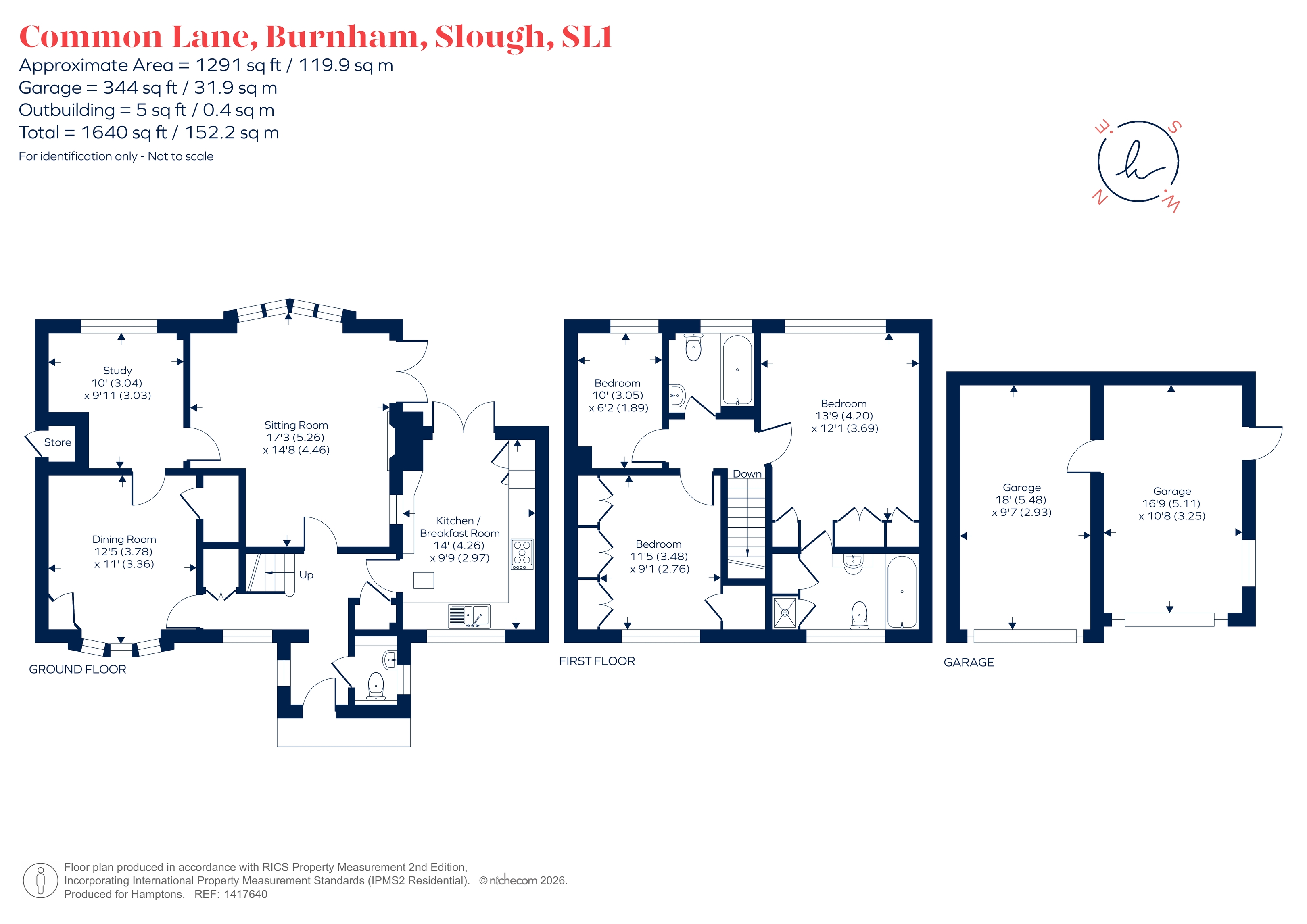 Woodside Cottage, Common Lane, Burnham floorplan