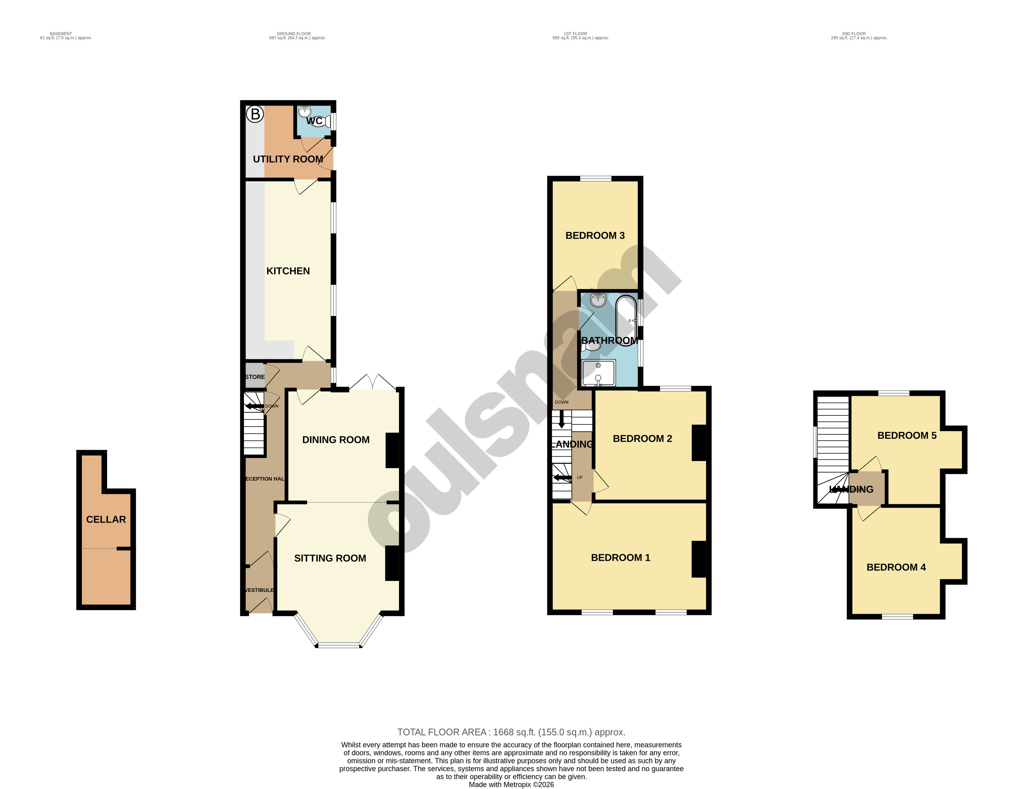 40, Clarence Road, Birmingham floorplan