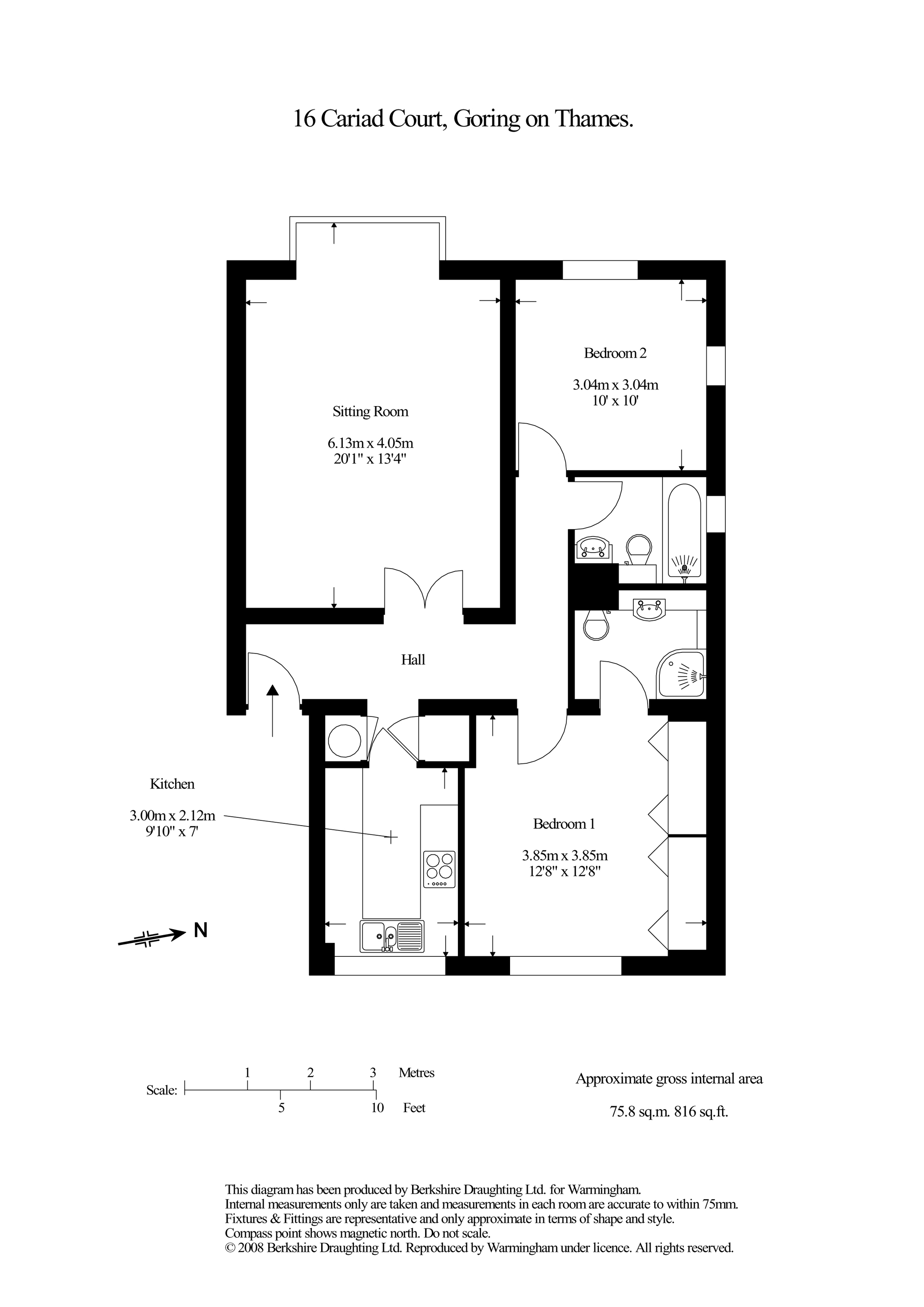 16 Cariad Court, 16 Cariad Court, Goring on Thames floorplan