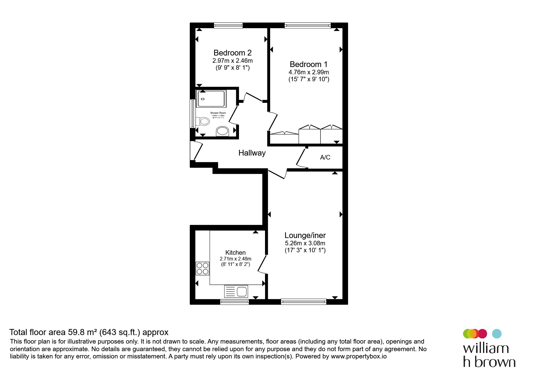 22, Hampton Close, Stevenage floorplan