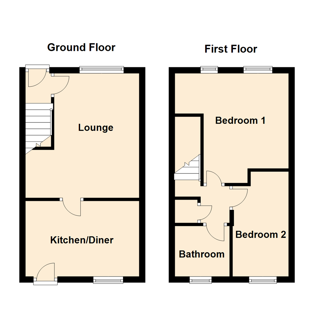 2 Bedrooms Terraced house for sale in The Limes, Kingsnorth, Ashford TN23