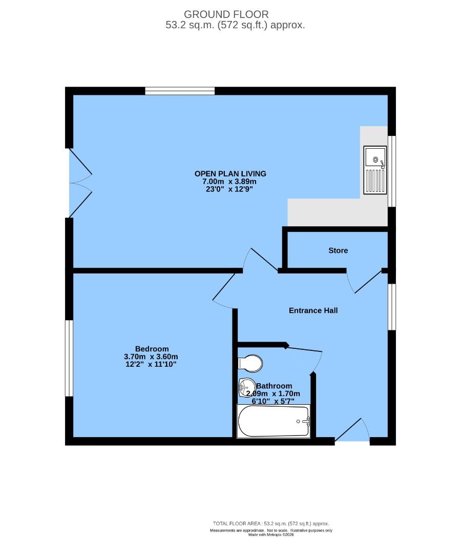 Apartment 1, Hyson House, Feld Lane, Chesterfield floorplan