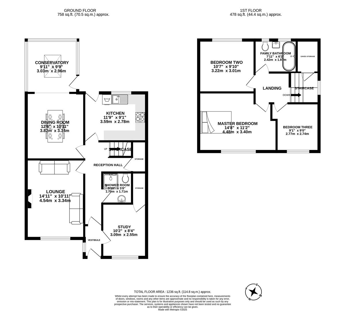 36, Monks Drive, Chorley floorplan