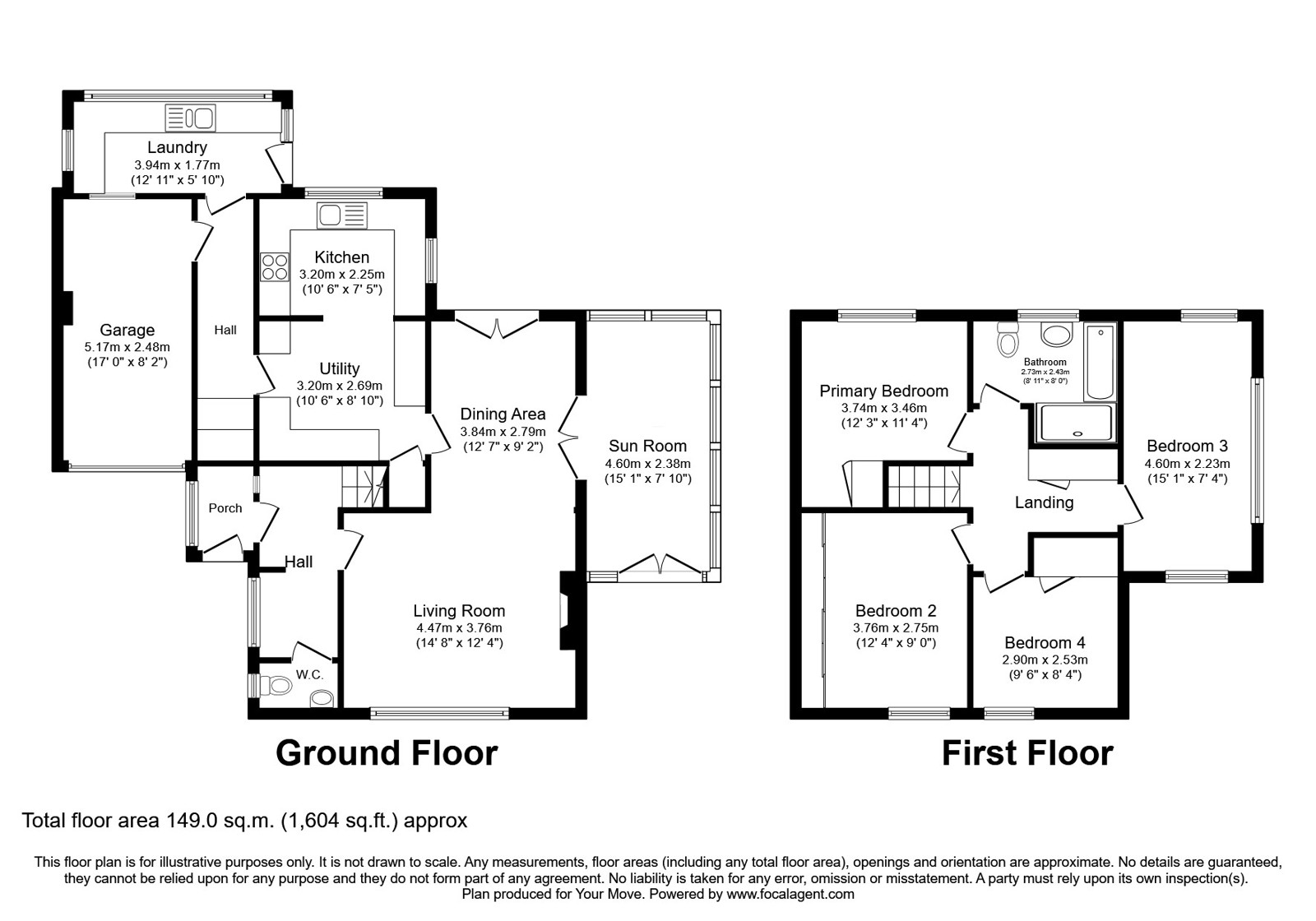 77, Springfields, Cumbria floorplan