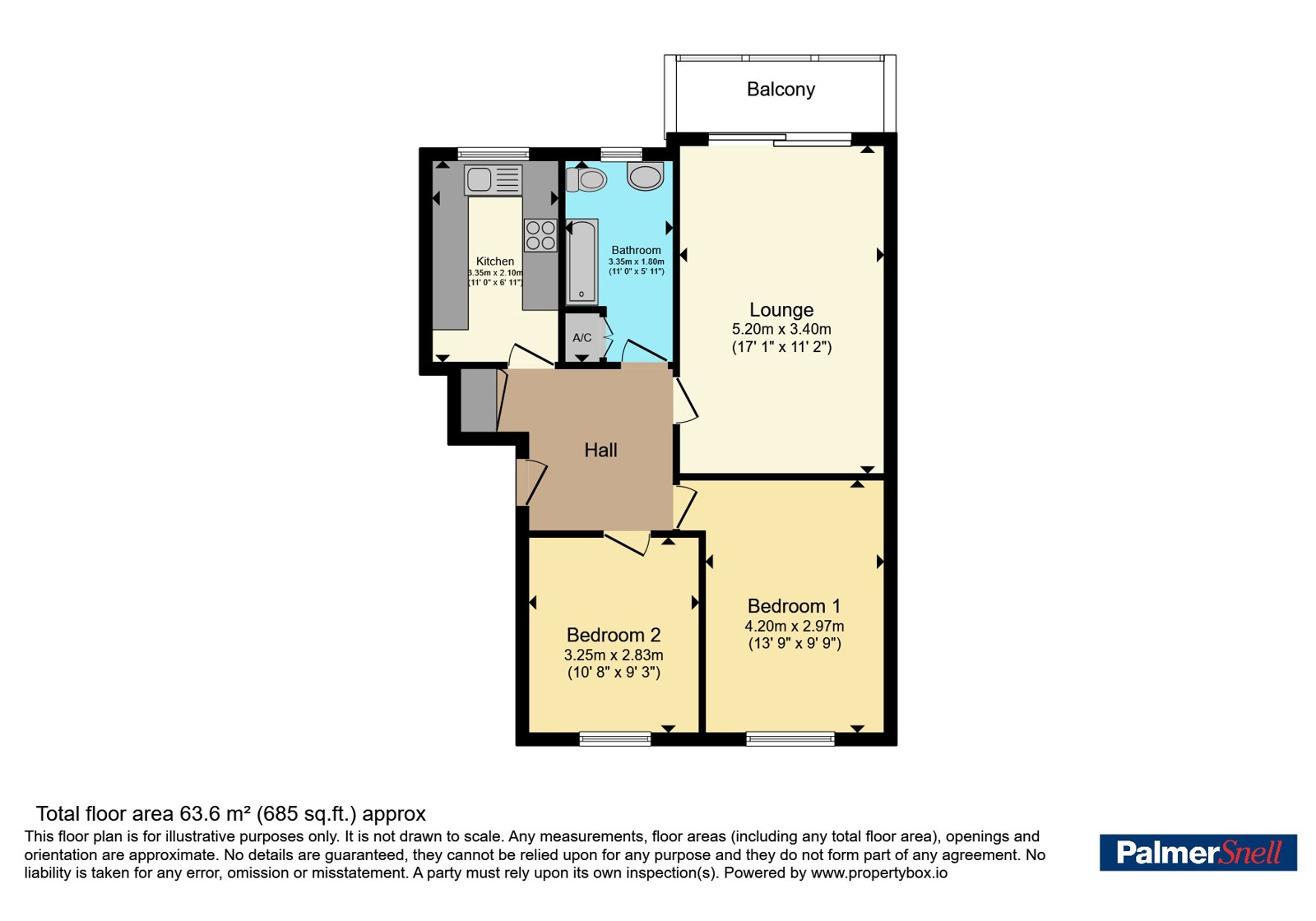 Flat 26, Woodlands, 32, Lindsay Road, Poole floorplan