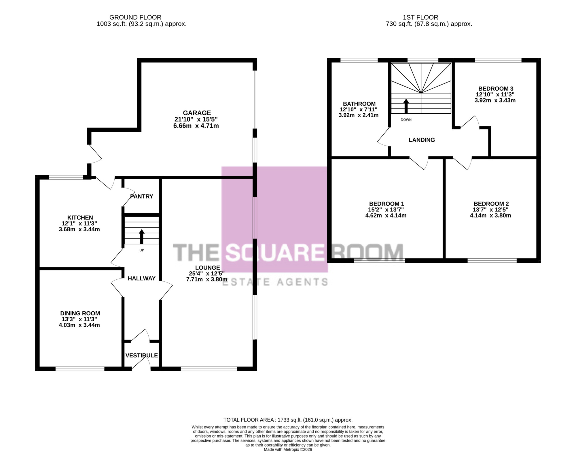 1, Hapton Street, Thornton floorplan