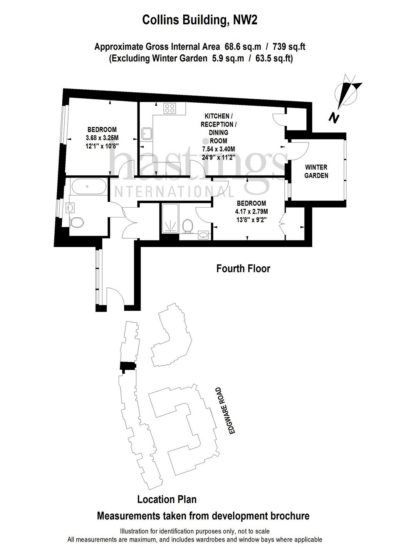 Collins Building Fellows Square Cricklewood Nw2 2 Bedroom Flat For Sale 46591941 Primelocation