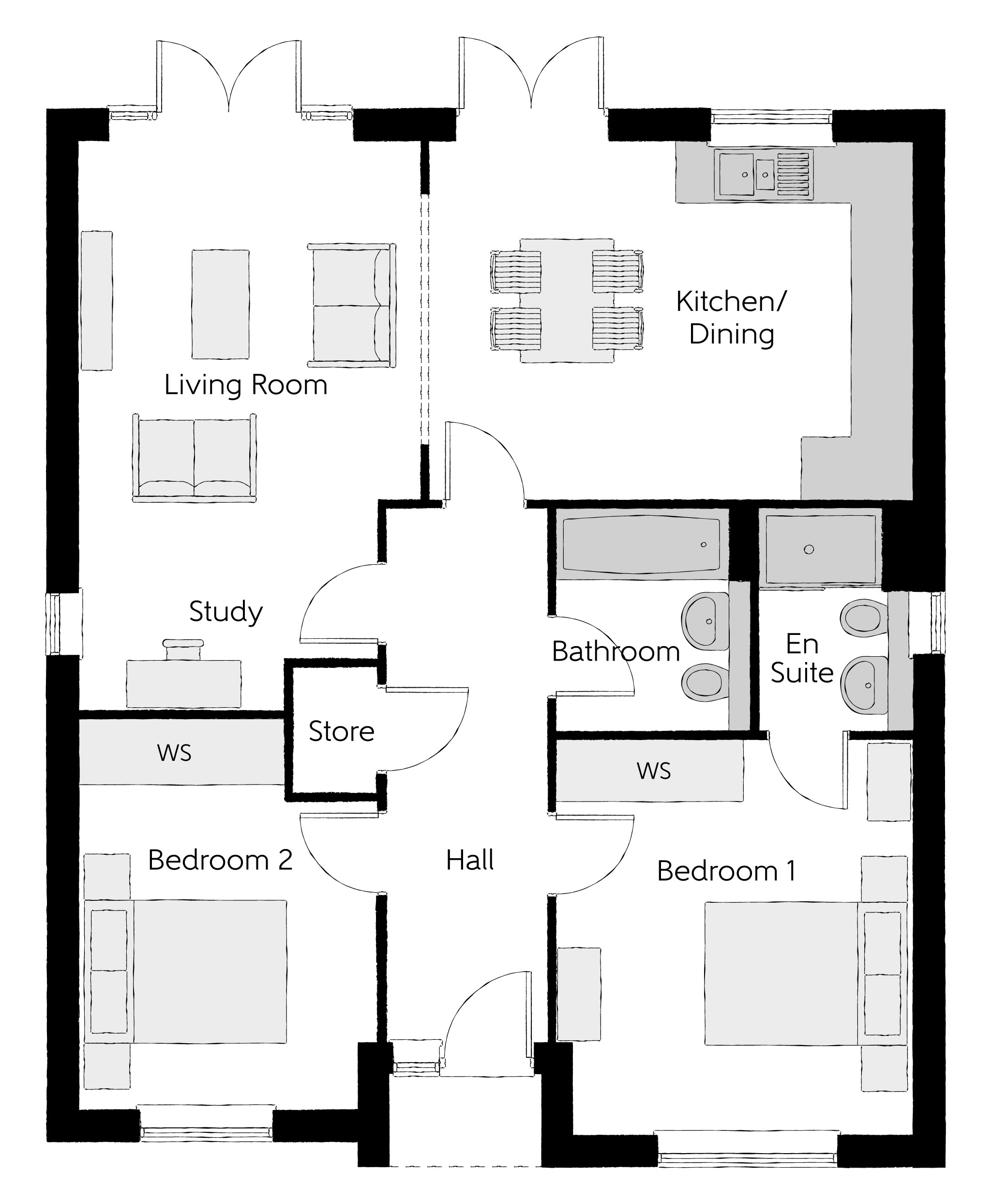 Soham Road, Fordham, Cambridgeshire CB7, 2 bedroom bungalow for sale