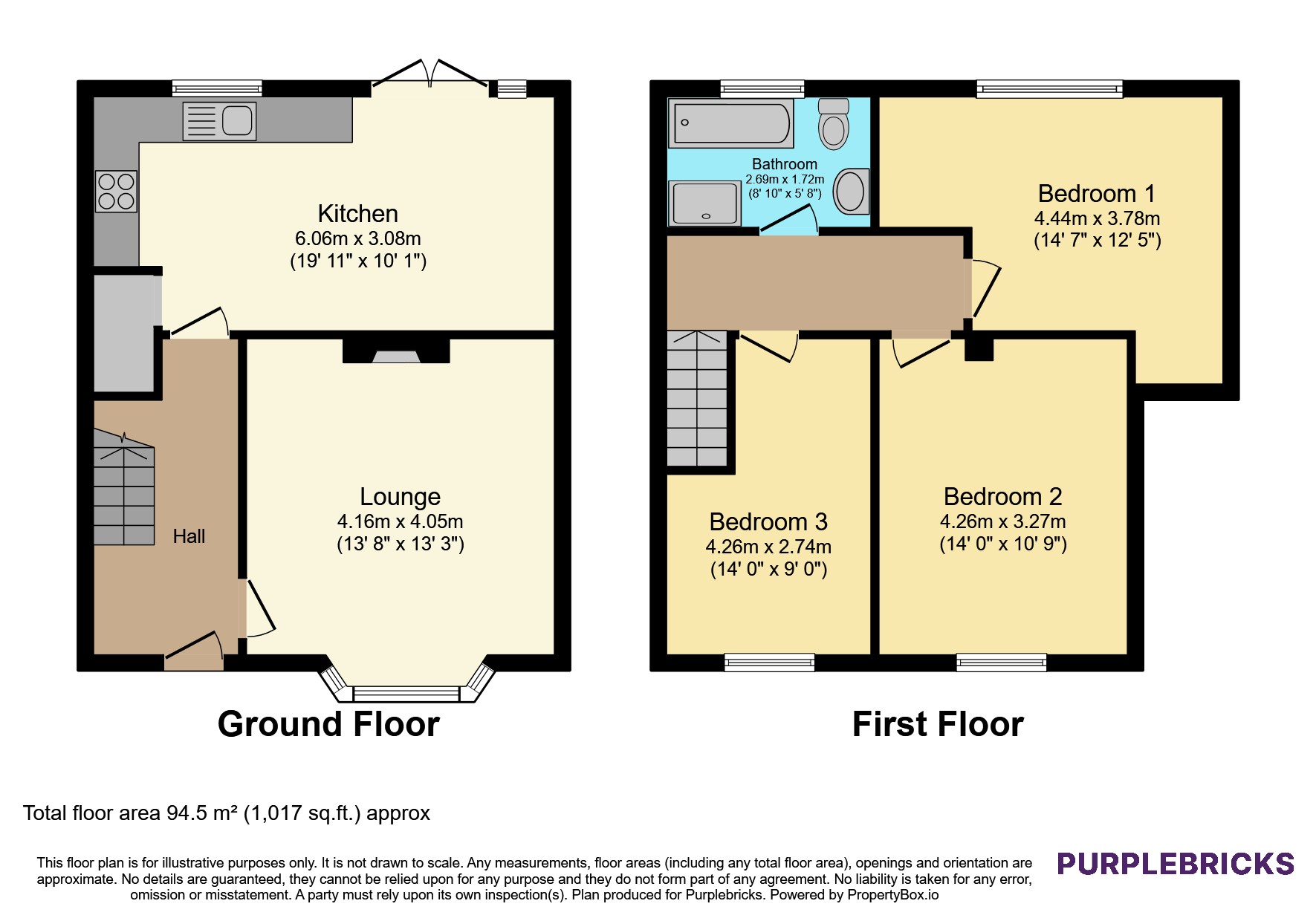 143, Beaconsfield Drive, Stoke-on-Trent floorplan