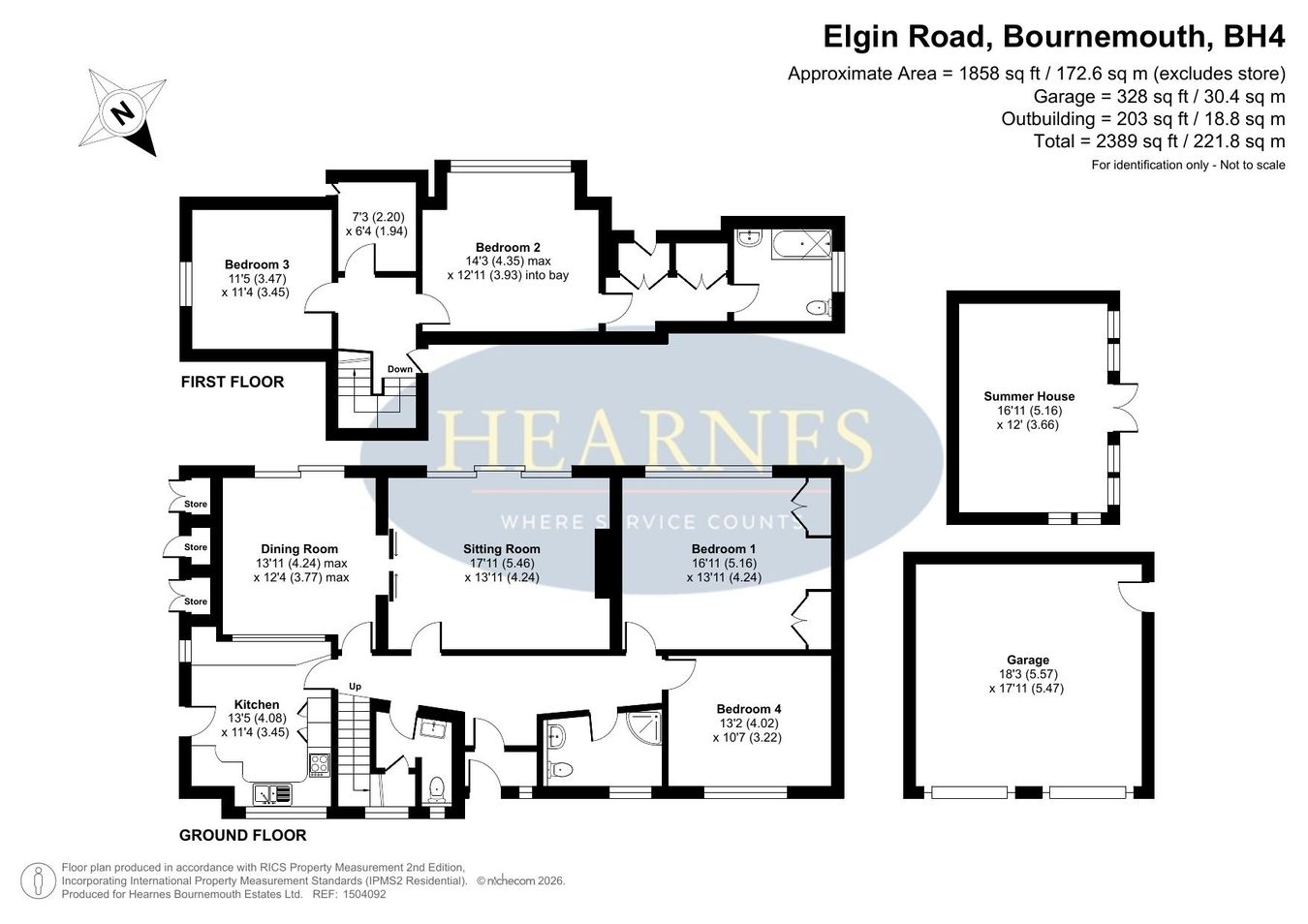 15, Elgin Road, Bournemouth floorplan