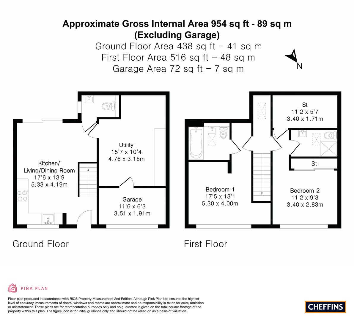 11, Fairfield End, Cambridge floorplan