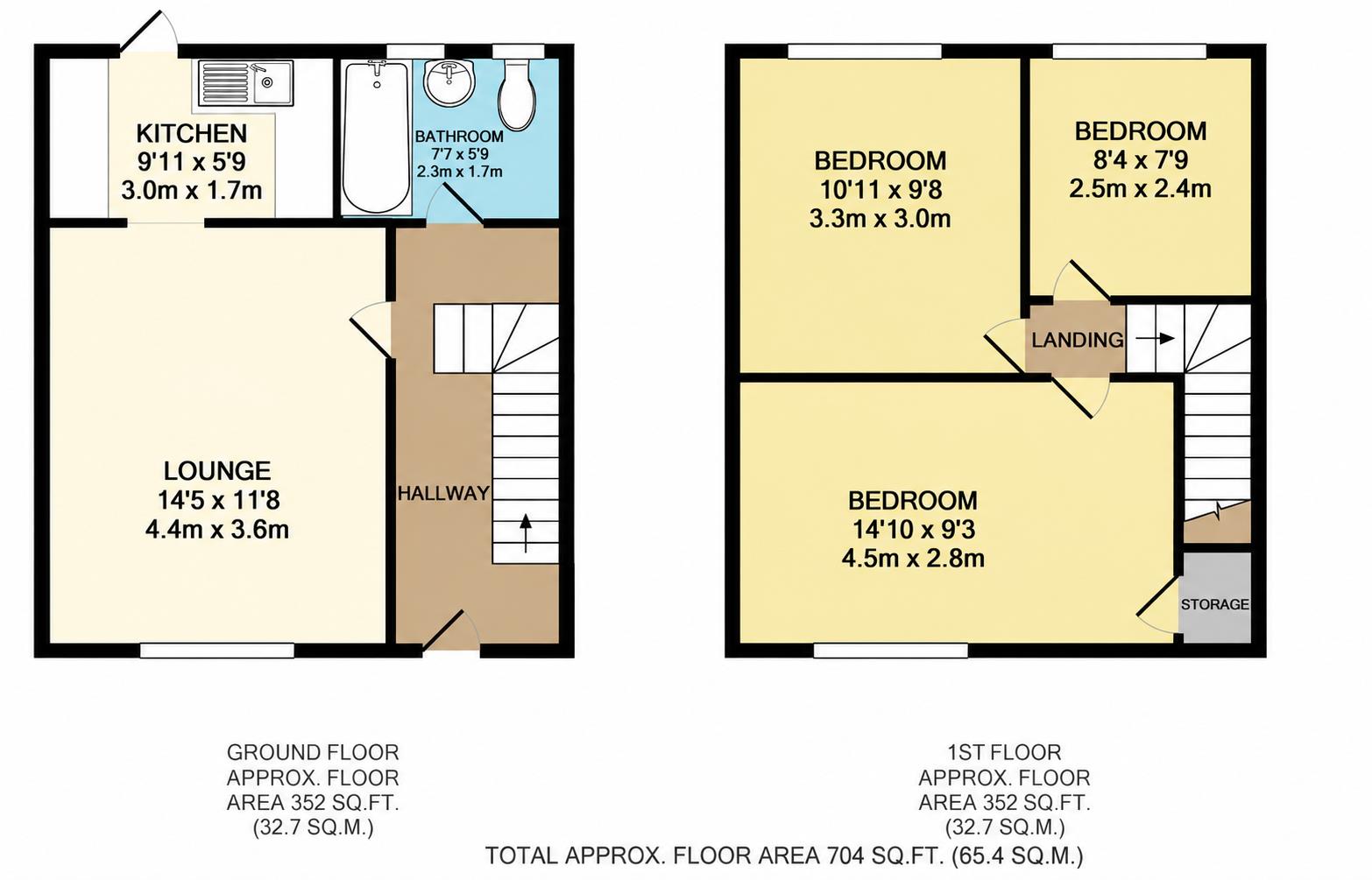 90.,, Quebec Road, Tilbury floorplan