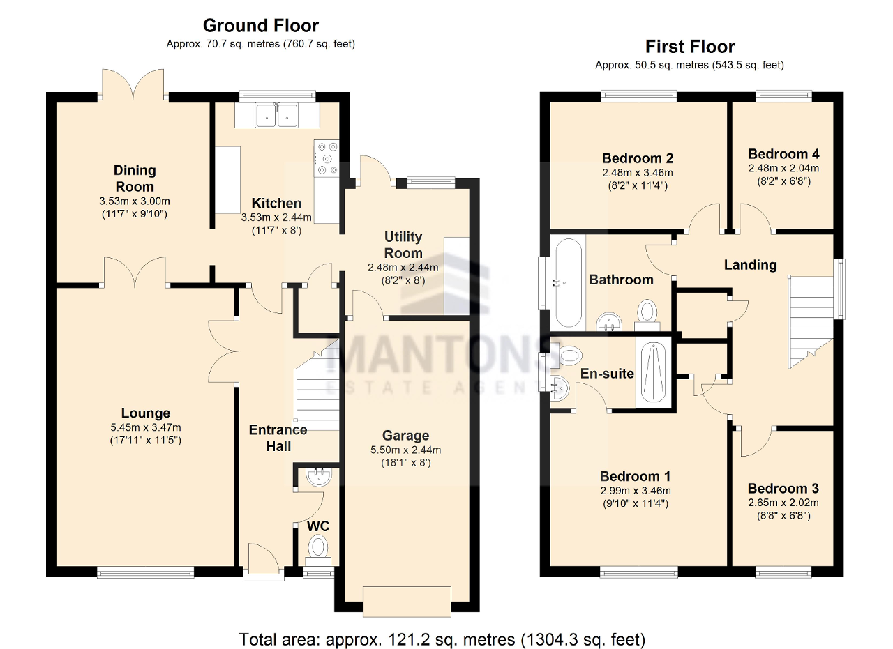 4 Bedrooms Detached house for sale in Chard Drive, Luton, Bedfordshire LU3