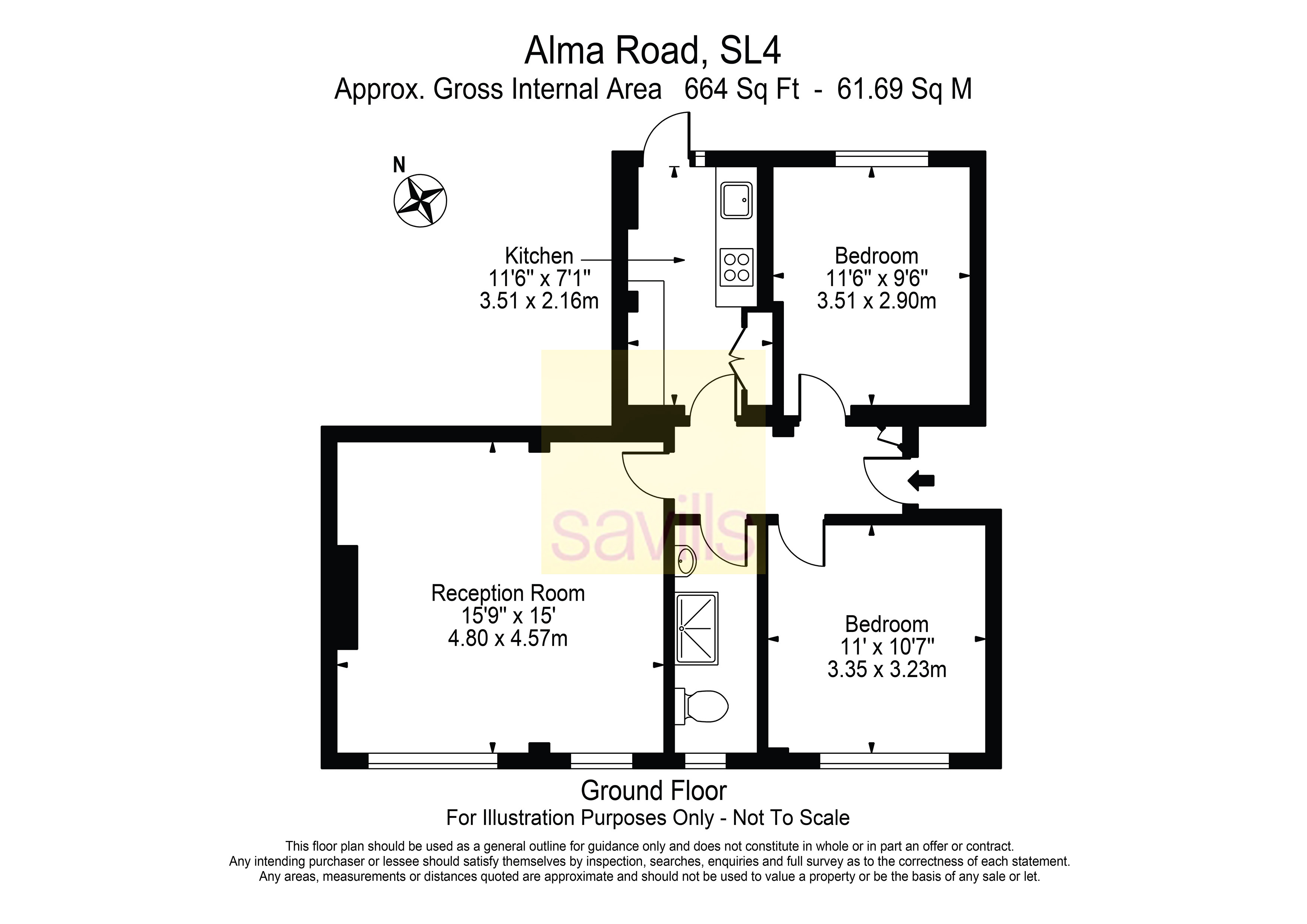 Flat 9,, Camperdown House, Windsor floorplan