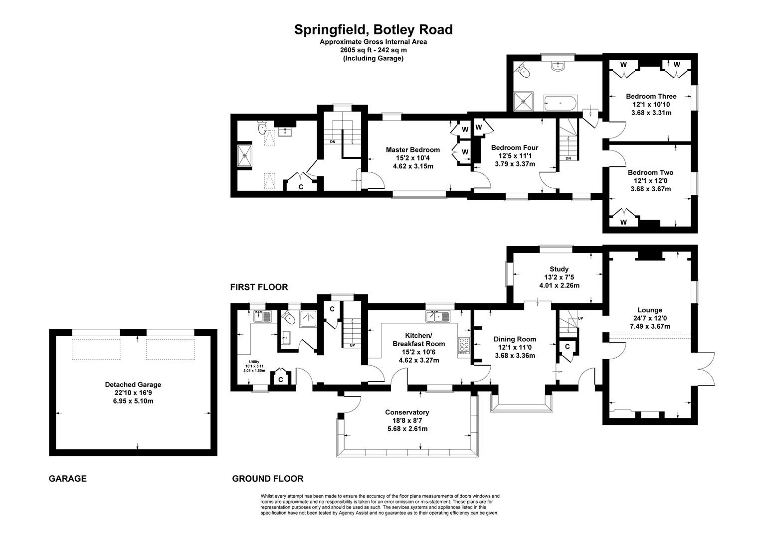 Springfield, Botley Road, Eastleigh floorplan