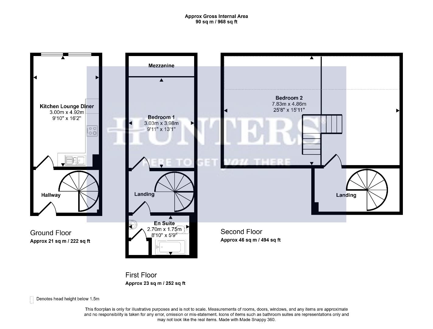 Byron Halls, Bradford floorplan