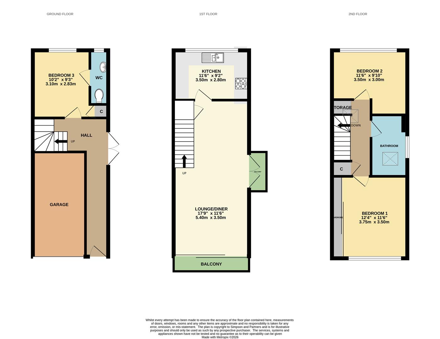 310, Bideford Green, Leighton Buzzard floorplan