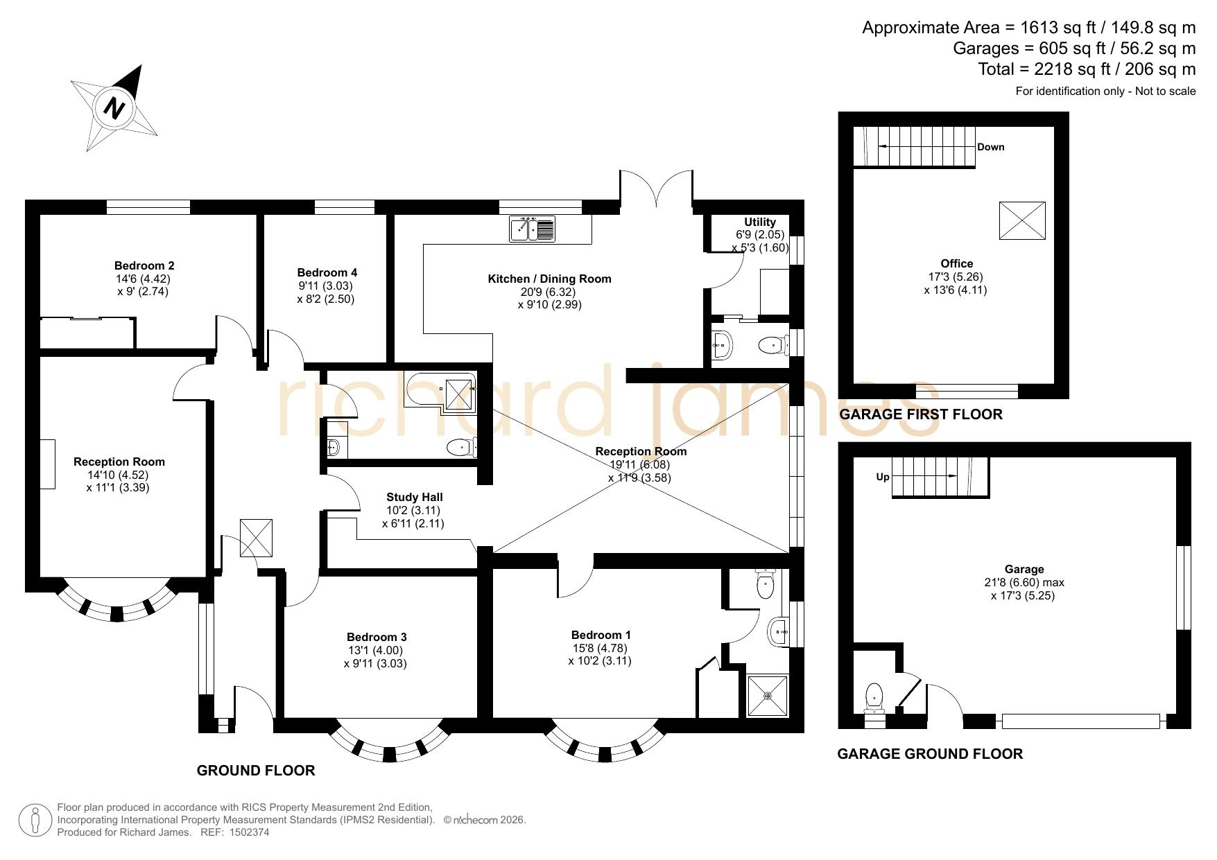 2, The Bungalows, Swindon floorplan